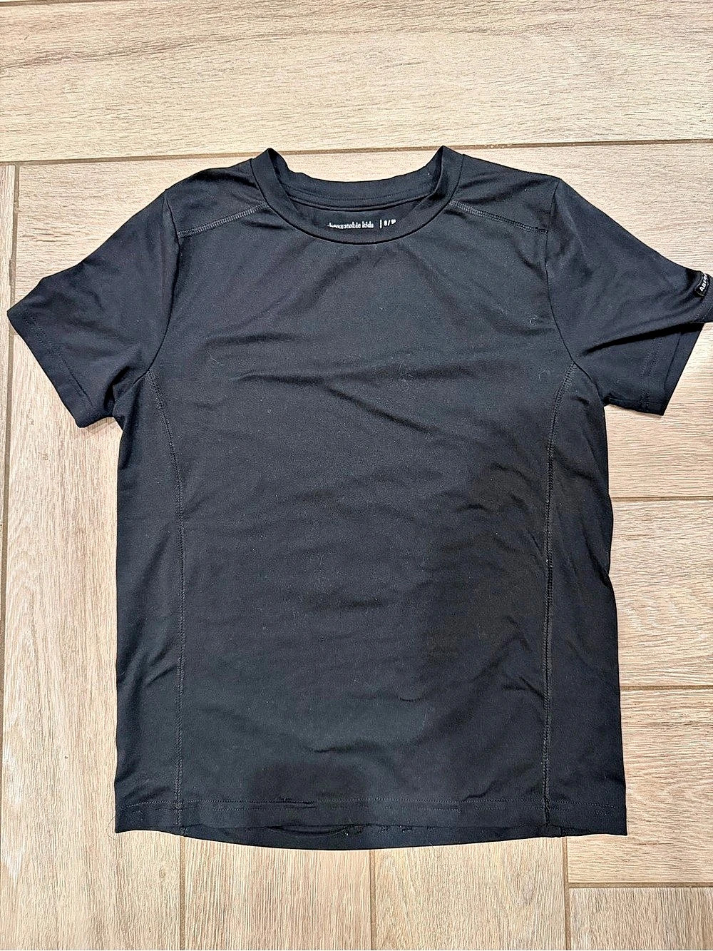 Abercrombie Kids Boys Active Tee Boys 10/12 Black Short Sleeve Tee